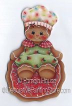 Christmas Cookie Baker Ornament-Magnet by Pamela House - PDF DOWNLOAD